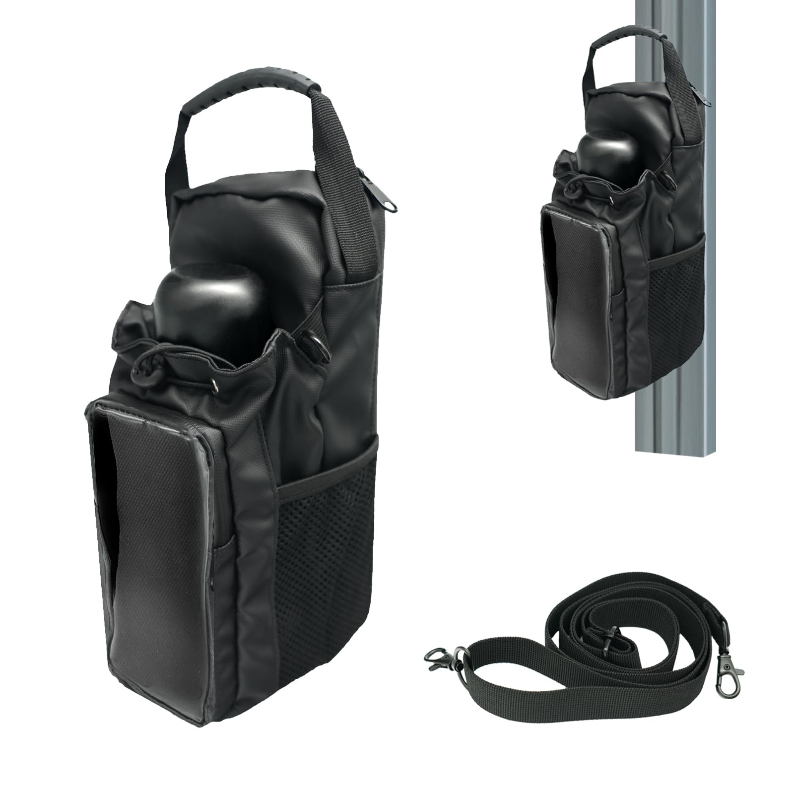 JMIAOCC Gym Bag for Men & Women - Adjustable Strap，Small Gym Bag，Magnetic Large Water Bottle Holder - Ideal for Fitness, Travel & Sports