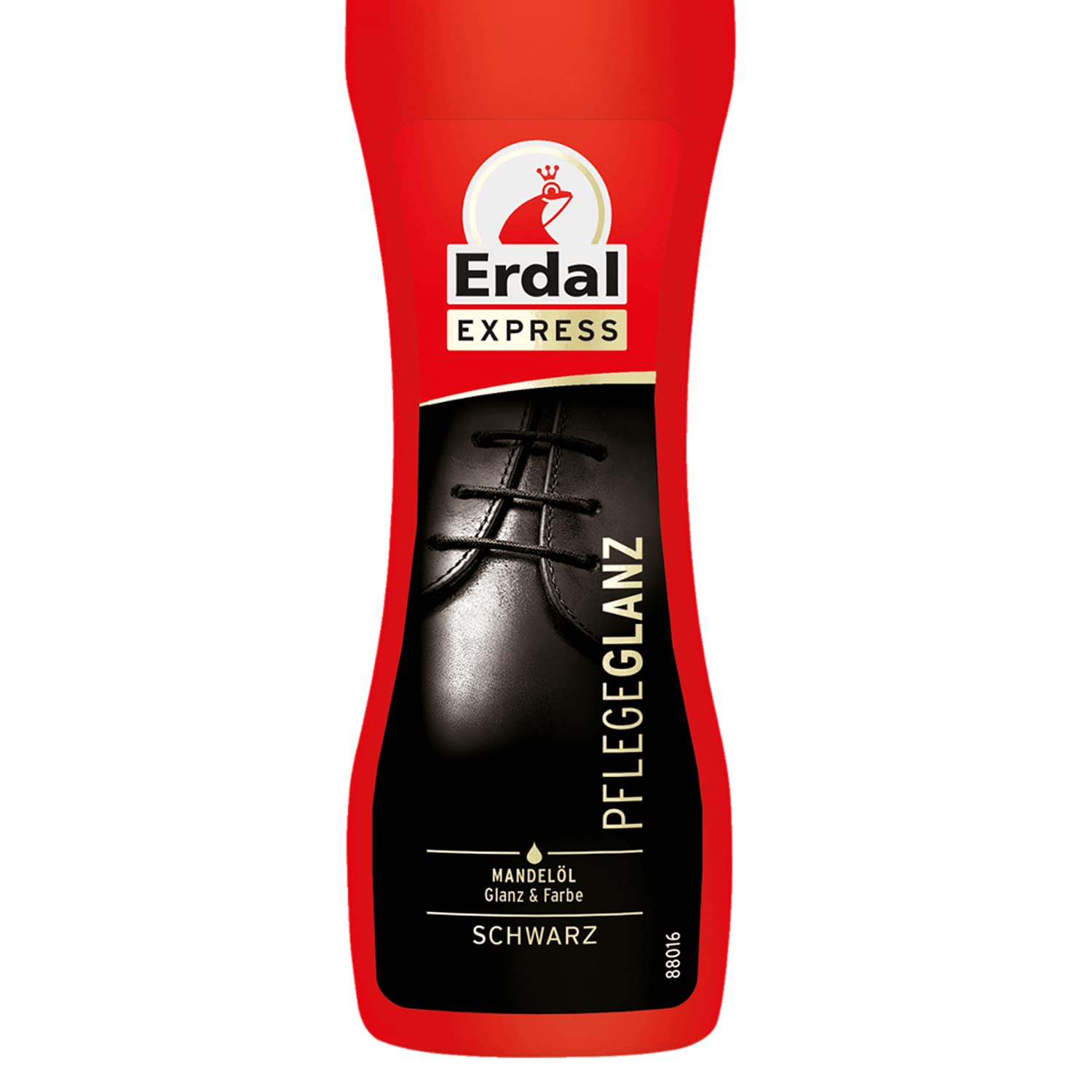 Erdal Express środek do pielęgnacji butów, połysk pielęgnacyjny z olejkiem migdałowym, czarny, pielęgnuje, chroni i odświeża kolor, 1 opakowanie (1 x 75 ml) (czarny), wosk pszczeli