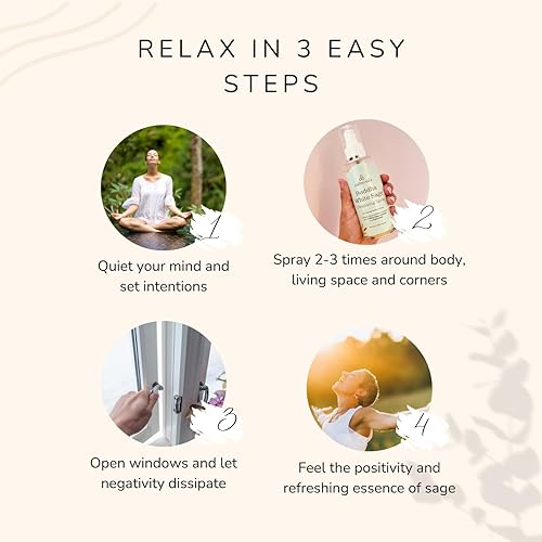 Miniatura 6 de Buddha White Sage Spray Protection  Spray de manchas con agua bendecida por monjes budistas (más de 1200 aerosoles)  Spray de salvia para limpieza