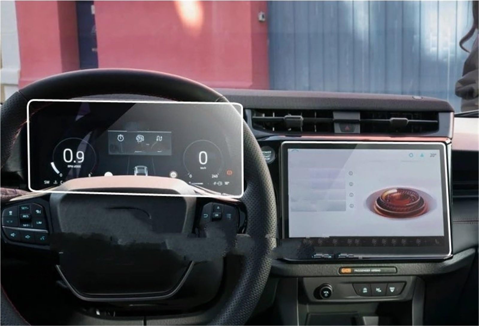 Pellicola Vetro Temperato Per Navigator Ford Ranger 2023-2024 - Protezione Schermo 10,1" - Foto 3