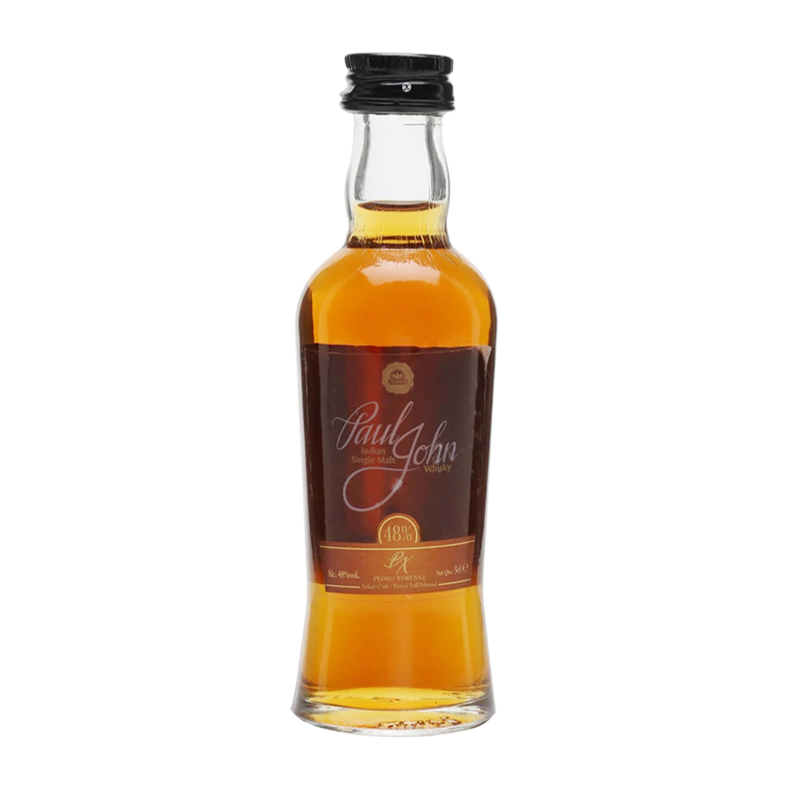 Paul John Pedro Ximinez Select Cask 5cl Miniature Whisky, ABV 48%