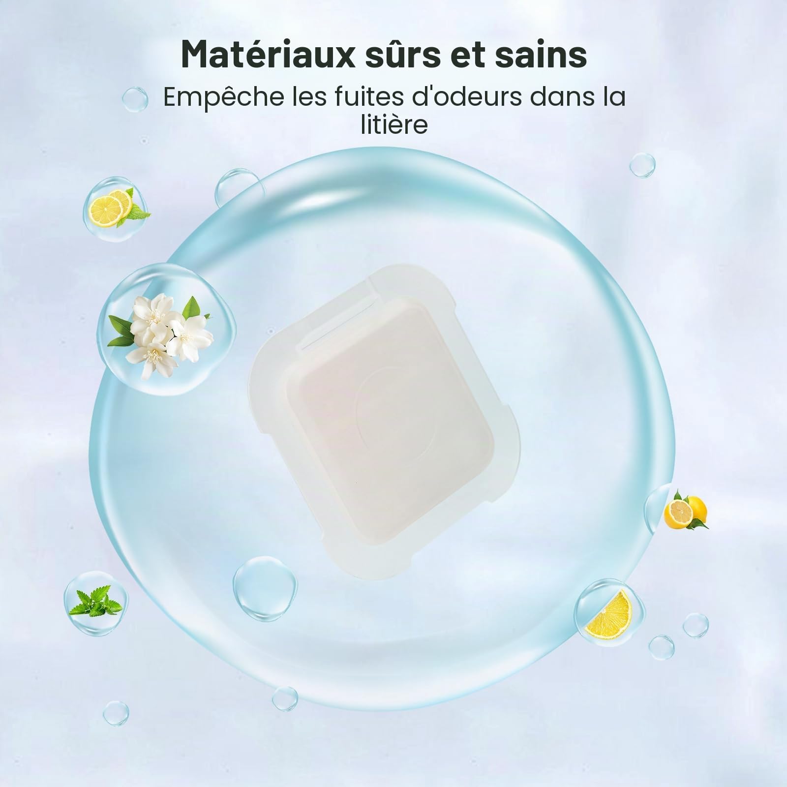6 Pièces Désodorisantes N50 2.0 pour la litière autonettoyante Pura Max/Pura Max 2/Purobot Max Pro, Contrôle des Odeurs, élimination des Odeurs Tenaces D'animaux Domestiques