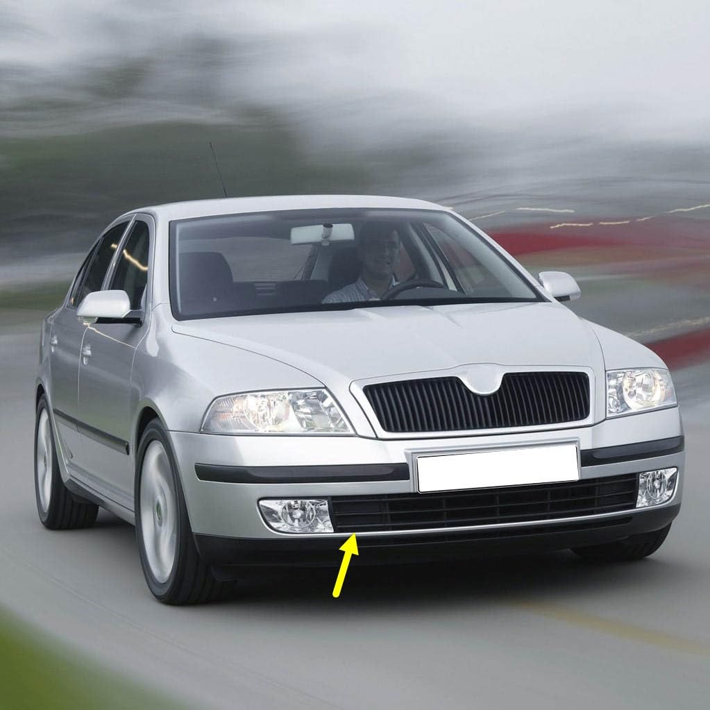 Ön Tampon Alt Izgara Sağ Parçası 1Z0853666 Skoda Octavia A5 ile uyumlu 2005-2008