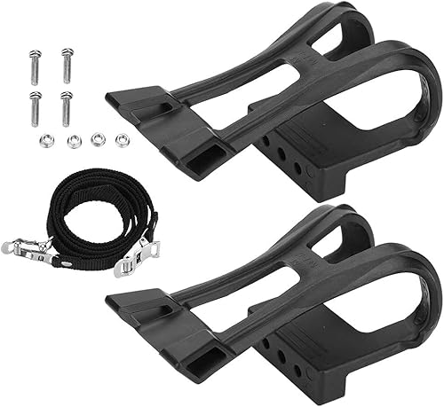 Miniatura 2 de Clips y correas de pedal de bicicleta, clips de dedo del pie de bicicleta, clips ajustables para el dedo del pie de bicicleta y correas para