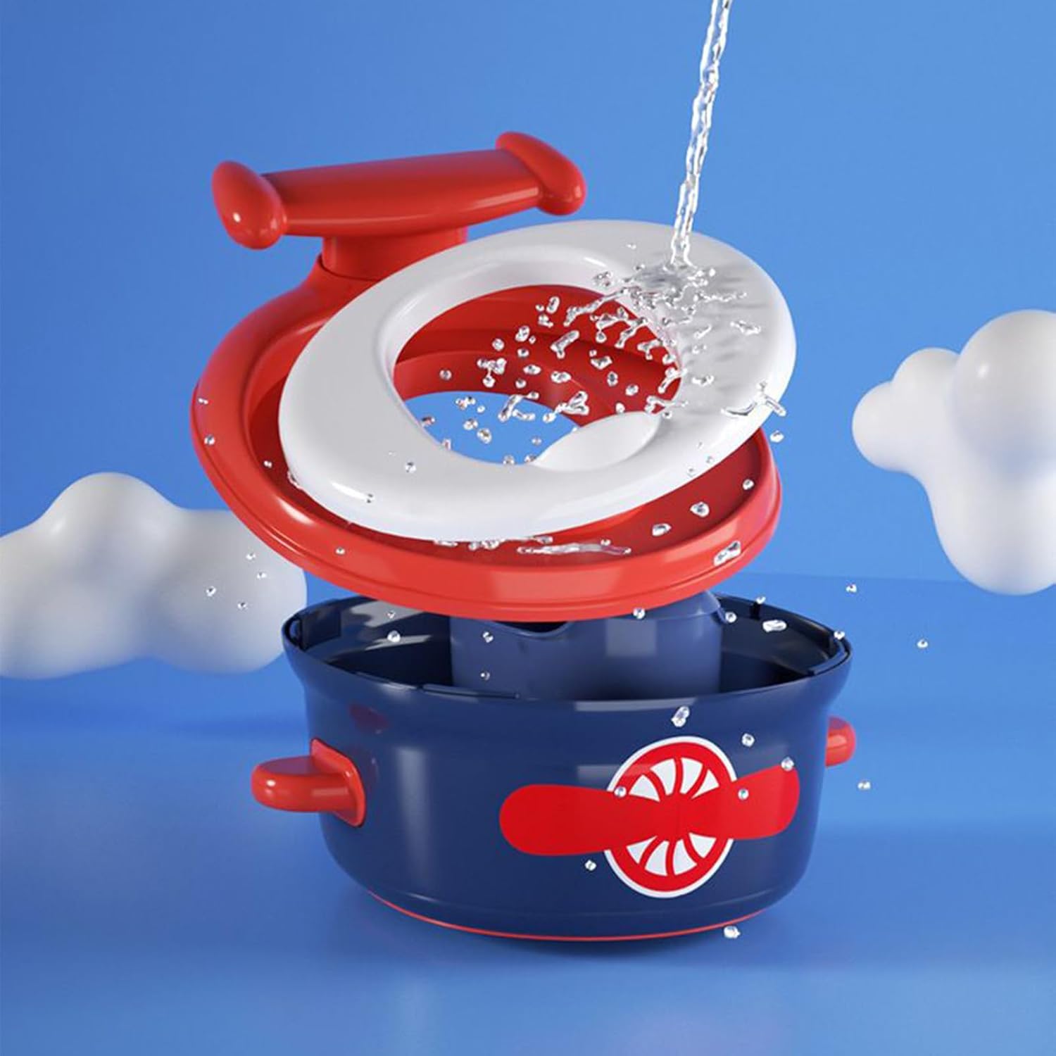 ベビートレーニング用トイレ &ndash; 滑り止めベース付きポータブル便座 | 幼児用トイレチェア 自宅 バスルーム 旅行 学校 デイケア 就