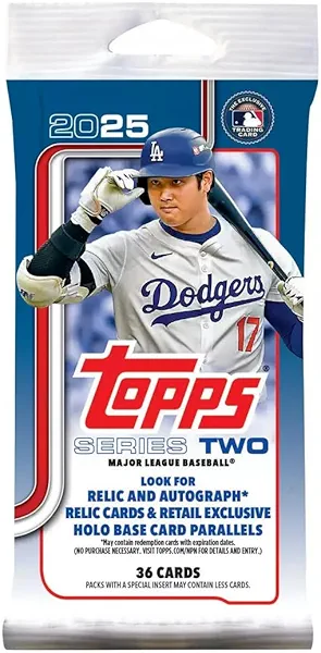 2025 Topps MLB Baseball Series 2 Fat Pack 36 Cards per Pack