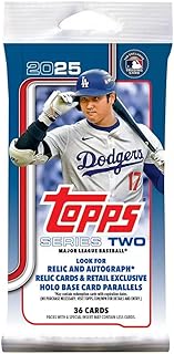 2025 Topps MLB 野球シリーズ 2 ファットパック 1パック36枚