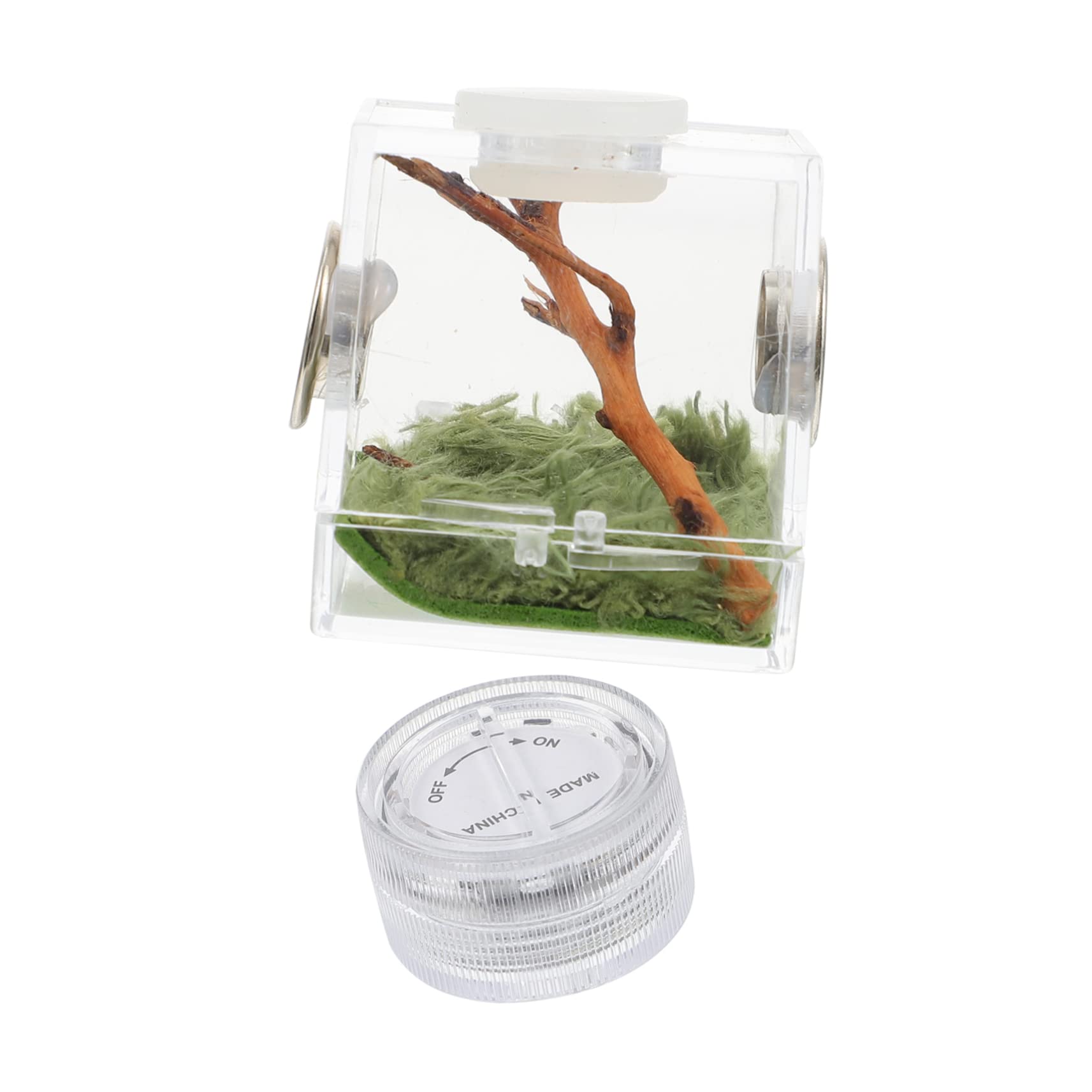 FRCOLOR Box Jumping Spider Breeding Box Terrarium Container Large Terrarium Terrariums Spider Container Jumping Spider Habitat Spider Living Habitat Spider Case Insect House Spider Cage