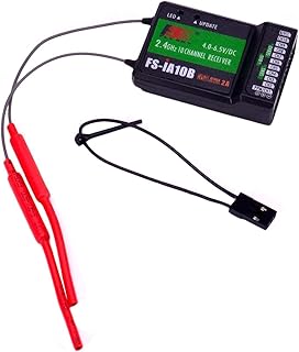 HNW Flysky FS-iA10B Receiver 2.4G10CH PPM Output Compatible for FS I6 I10 I6S I6X Transmitter (FS-iA10B)