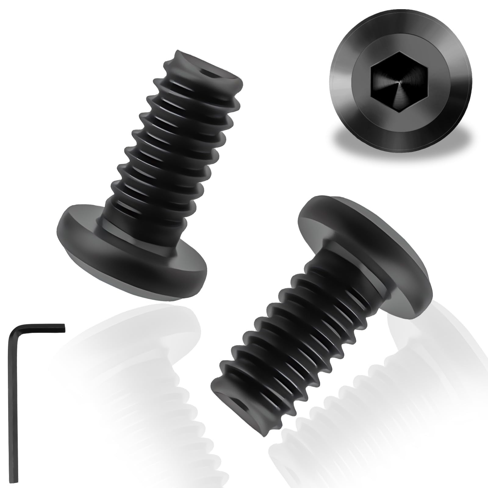 SECCARO Viti A Testa Piatta, M5 X 20 Mm, In Acciaio Inox V2A VA A2, ISO 7380, Esagonali, 20 Pezzi - Foto 8