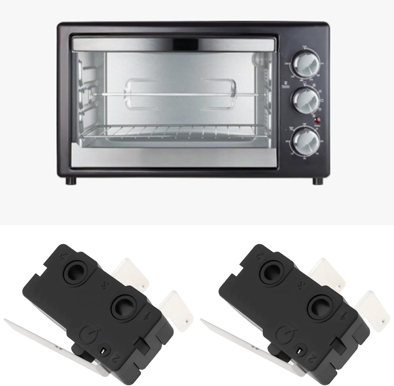 4x BBQ Grill Micro Switch Normally Open MQS-18 32845 5A 125/250VAC Compatible with Lynx L27 L30 L36 L42 L54