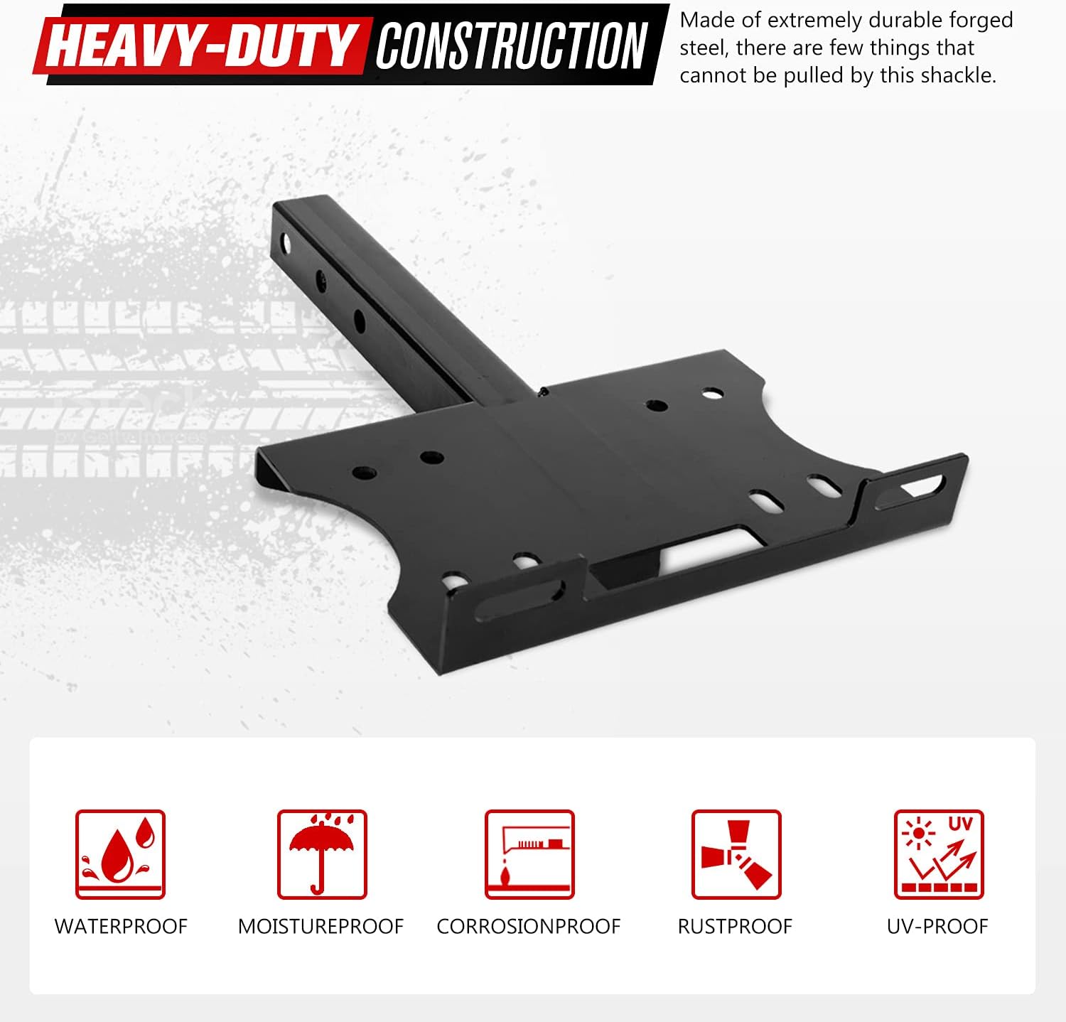 Buy FIERYRED Winch Cradle Winch Mounting Plate Universal 2 Trailer