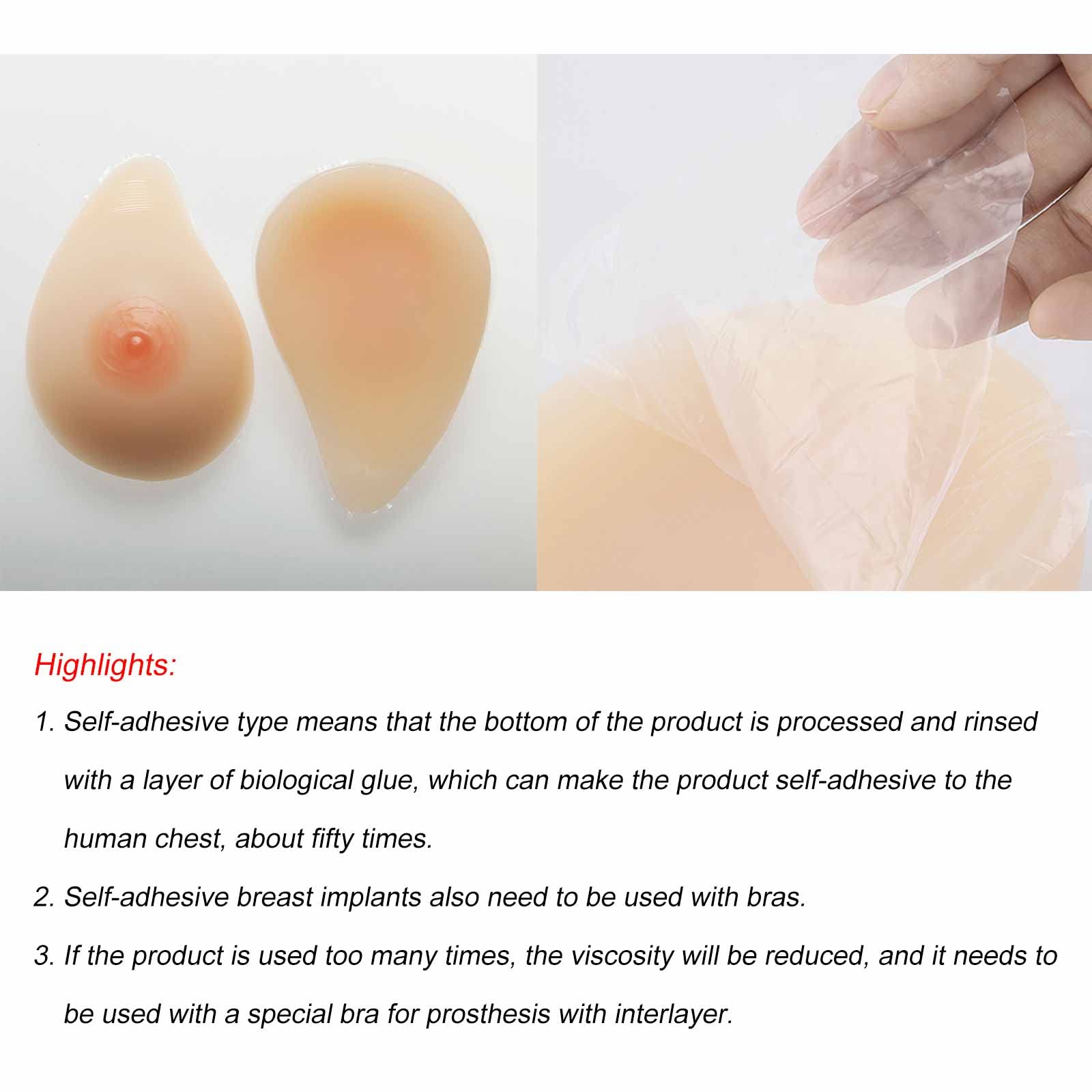 Un par de prótesis de Silicona para Formas de Mama, mastectomía, travesti, realzador de Pechos Falsos, Almohadillas para Sujetador, Inserciones para transgénero,Skin Tone,2XL