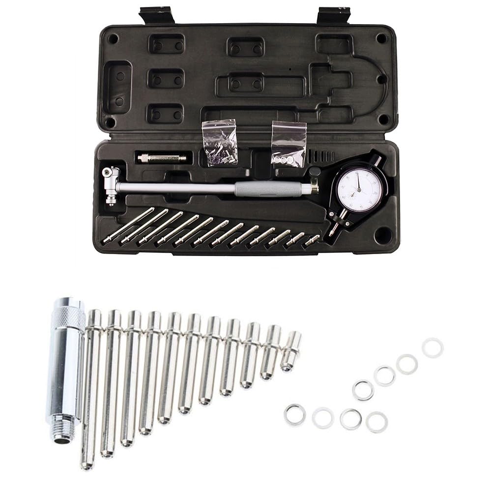 Jauge d'alésage numérique de précision 0,01 mm avec 12 sondes, pour acier inoxydable 50-160 mm pour gamme d'usinage