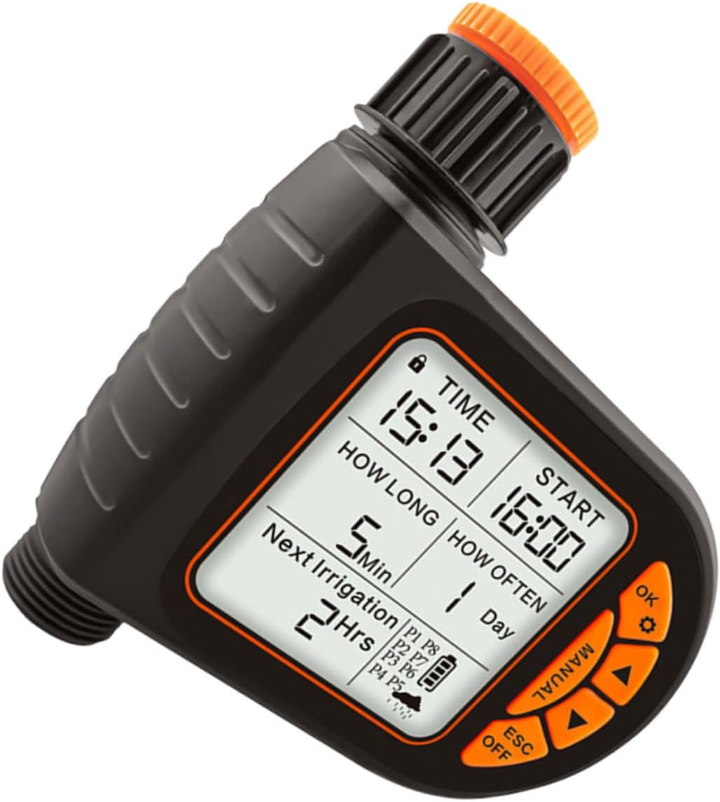 balacoo Outdoor Automatic Watering Timer Controller for Gardens Balconies and Patios for Efficient Water Conservation and Stress Gardening