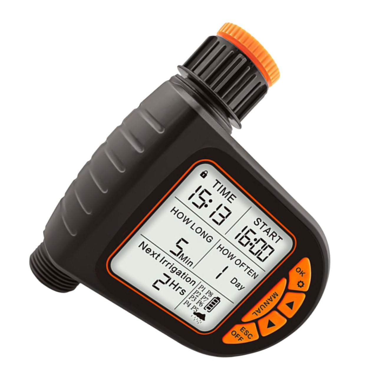 Balacoo Automatic Watering Device Digital Irrigation Timer for Garden Sprinkler Controller Programmable Scheduling