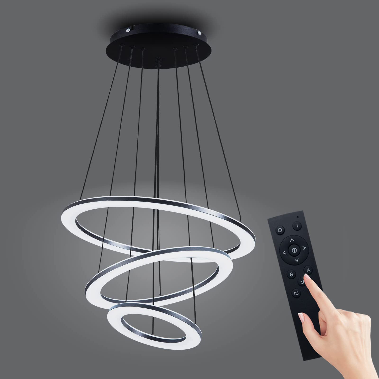 Lustre LED variable pour éviter la fatigue oculaire dans le salon - 8