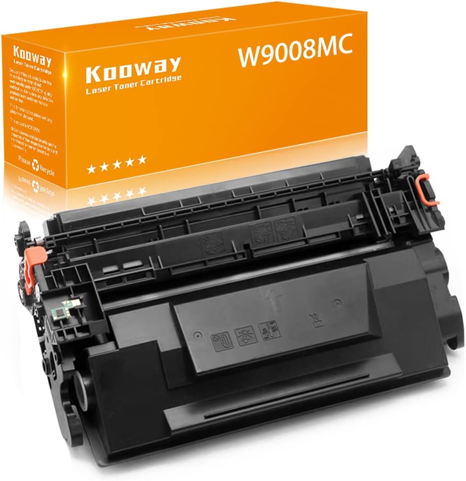 kooway 1 Pack Remanufactured W9008MC Black Toner Cartridge