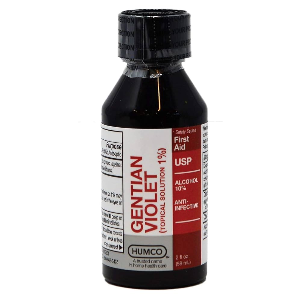 Amazon.com: First Aid Antiseptic Gentian Violet 2 oz