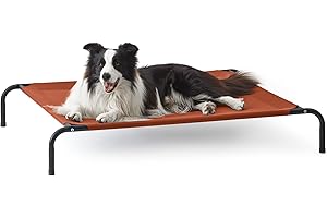 Love's cabin Elevated Dog Bed - 49in Cooling Pet Dog Bed for...