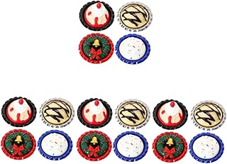 BESPORTBLE 16 Pçs Bandeja De Bolo Modelo Mini Acessórios Chocolate Mini Cupcakes Bandeja Para Crianças Miniture Decoração Fingir Brinquedo De Bolo Mini Bolo Adorno Liga Conjunto De