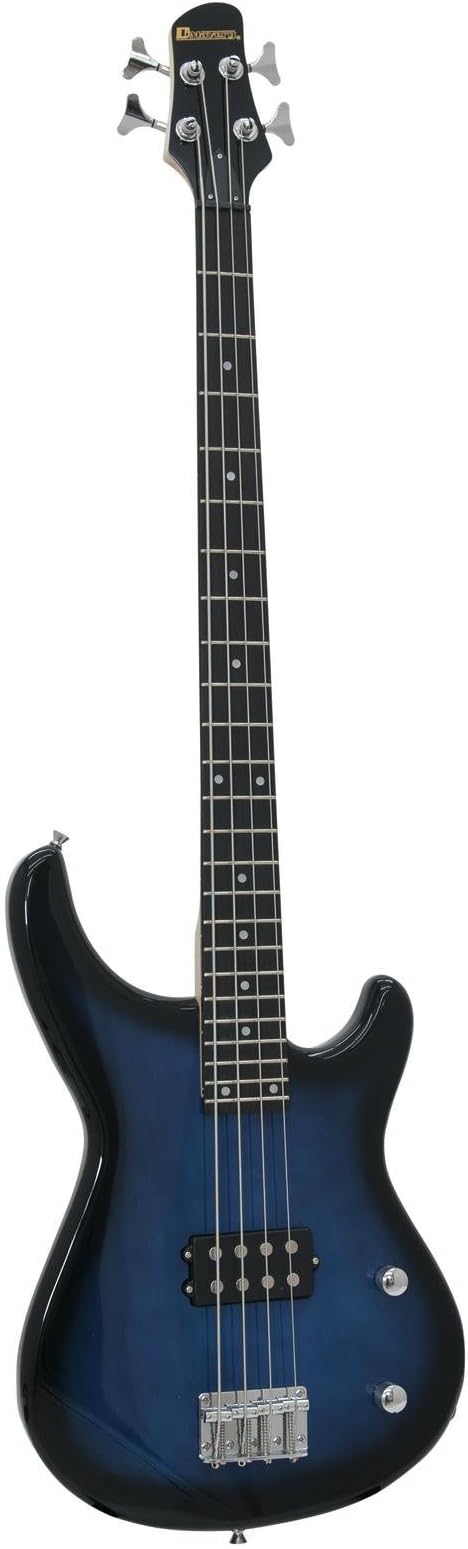 showking Electric Bass GABBRO, blueburst - classic Bass Guitar/SB Bass for Students and experienced Players