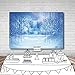 LYWYGG 7x5ft Ice and Snow White World Photography Backdrops Background Christmas Winter Frozen Snow Ice Crystal Pendant World for Children Photo Studio Props Backdrop CP-12