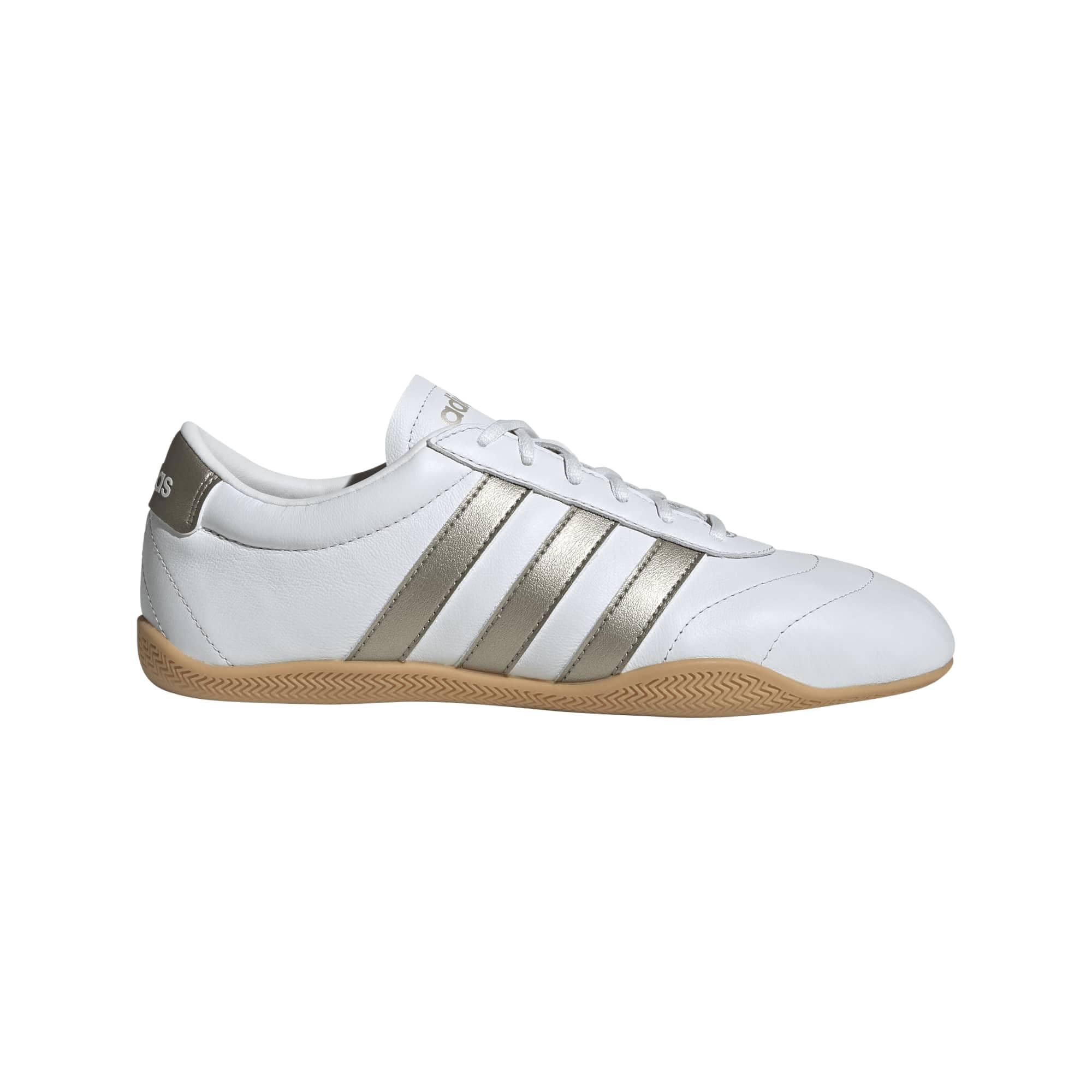 adidas Women's Grand Court Lo Shoes, Crystal White/Cyber met./Gum 3, 4 UK