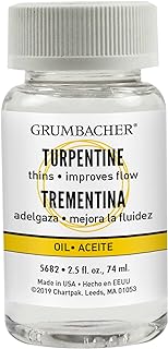 Grumbacher Turpentine, 2-1/2 Oz. Jar, #568-2