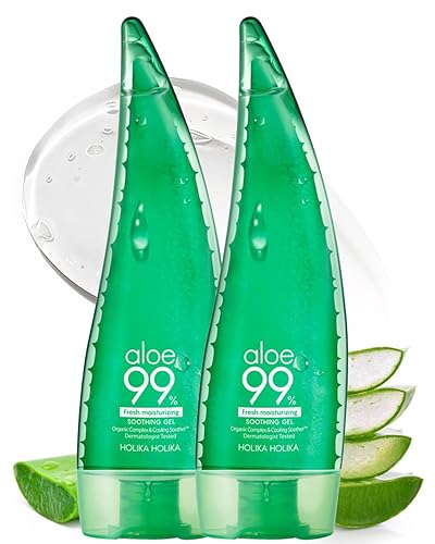 Miniatura 4 de HOLIKAHOLIKA - Gel calmante de aloe 99 fresco hidratante 845 onzas líquidas 85fl oz alivio de quemaduras solares de aloe vera para cara piel cuerpo
