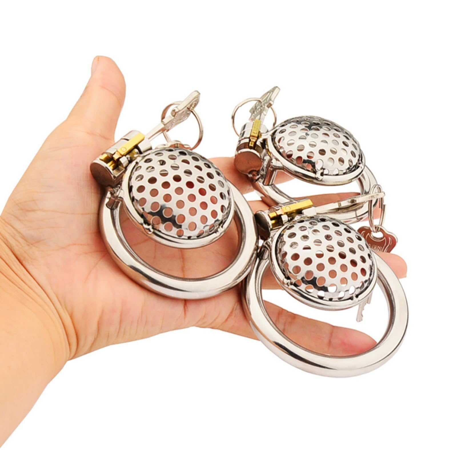 Hdynasty Nuovi Uomini in Acciaio Inox Piatto Traspirante Yoga Fitness Cage (40 mm / 45 mm / 50 mm)