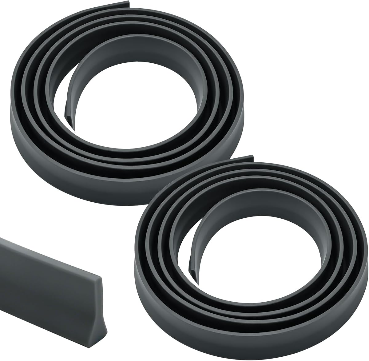 2pcs Storm Door Sweep Windproof Sealing Strips for Doors Bottom, Storm Doors Sweep Replacement Weatherstrip, for Bottom Seal, Andersen & Larson Pella