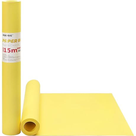 Yellow Butcher Paper Kraft Paper for Arts DIY Crafts