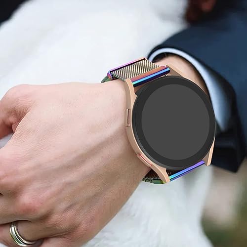 Miniatura 6 de Meliya Correa de metal compatible con Garmin Venu 2 Plus, Venu Sq, Venu y Vivoactive 3, correa de repuesto de acero inoxidable para Garmin Vivomove