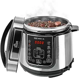Kian - Panela de Pressão Elétrica 127V 5 litros Inox PPE-101