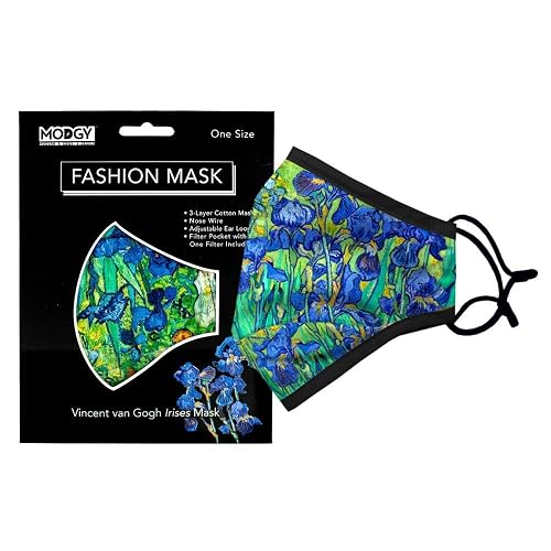MODGY Fashion Mask 3-Layer Cloth Face Masks with Filter Pocket