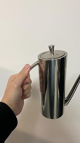 AMYSTY Edelstahl Olivenölspender - 500ml Tropffreier Ölausgießer Für Die Küche