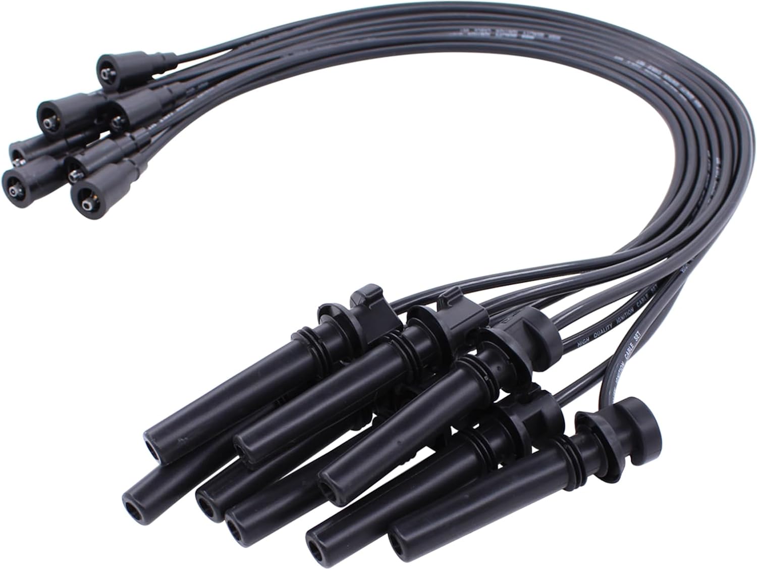 MOTOKU Ignition Coil and Spark Plug Wires for Chrysler 300C Jeep Grand Cherokee Dodge Durango Ram 1500 2500 3500 5.7
