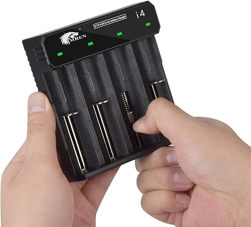 Miniatura 6 de Cargador de batería 18650, cargador de batería 21700, batería recargable de iones de litio de 3.7 V para batería de 3.7 voltios 18650 18500 18350