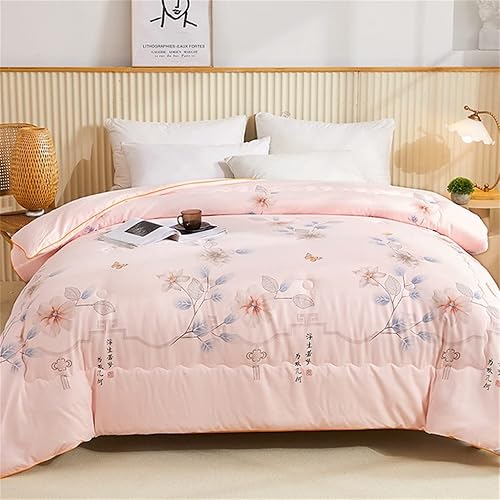 Miniatura 3 de QUUL Colcha de seda para dormir tamaño King Queen edredones de invierno de 220 x 240 color D tamaño 220 x 240 pulgadas 88lbs