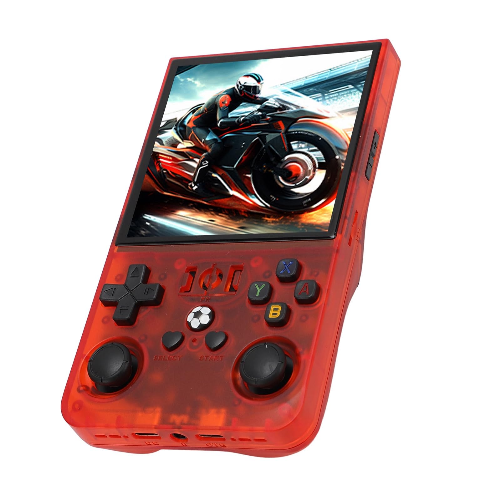 Tyenaza R36MAX Retro -Spielkonsole, Handheld -Spielekonsole mit 4,0 in IPS HD -Scree, Videospielkonsolen mit 64 GB Speicher und 18.000 Retro -Spiele, tragbare Spielekonsolen mit (64GB)