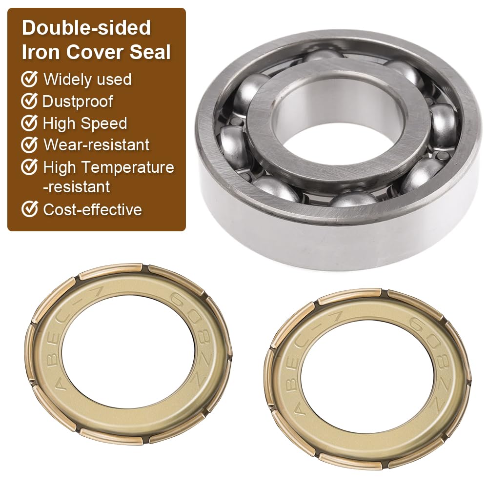40 szt. kołków 608 ZZ Kogellagers, 8 x 22 x 7 mm Koolstofstaal Groefkogellagers, Hoge Snelheid, Miniatuur Groefkogellagers Voor Step Skateboard, Hittebestendig, Klein Kogellagers, Inline Skates
