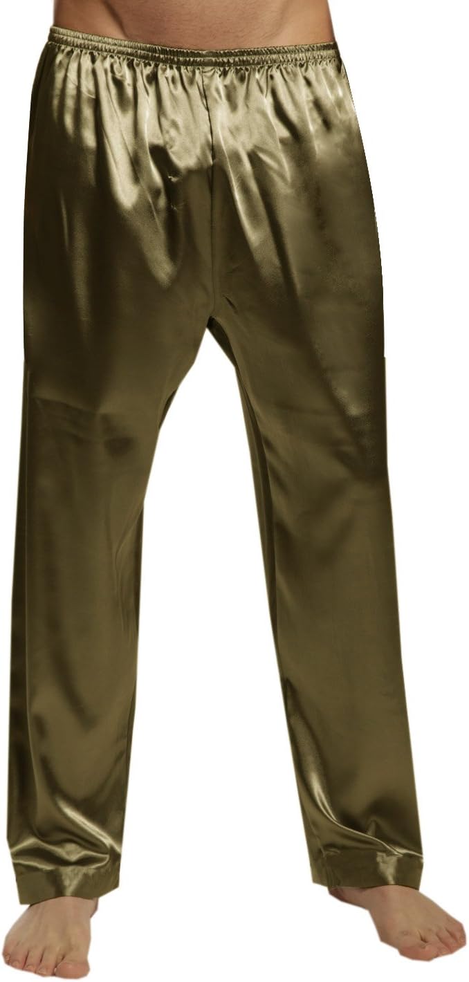 SILK MODA Mens Silk Pajama Sleep/Lounge Pants