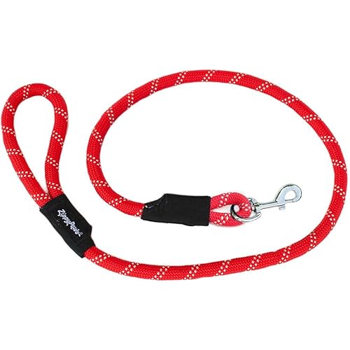 ZippyPaws - Climbers Dog Leash - Tough Climbing Rope Dog Leash - 2/3 Inch Thick