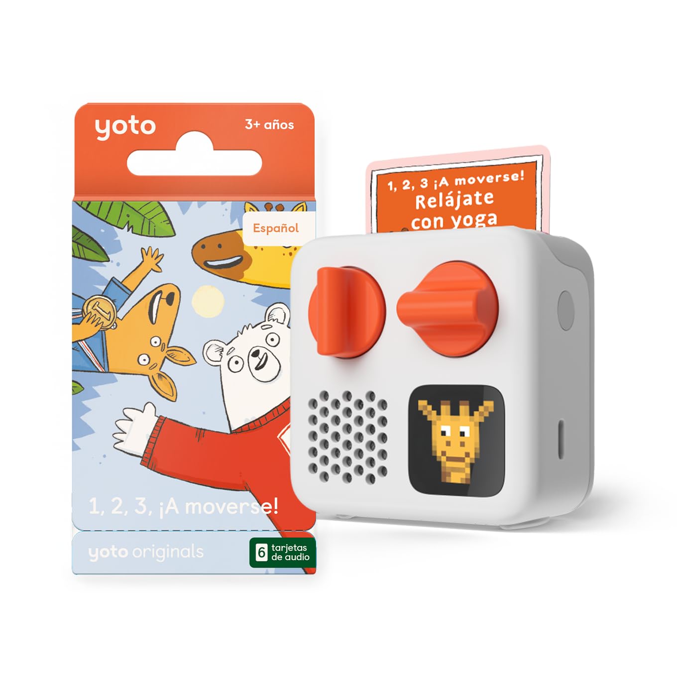 Amazon.com: Yoto Mini (2024 Edition) + 1, 2, 3, ¡A moverse