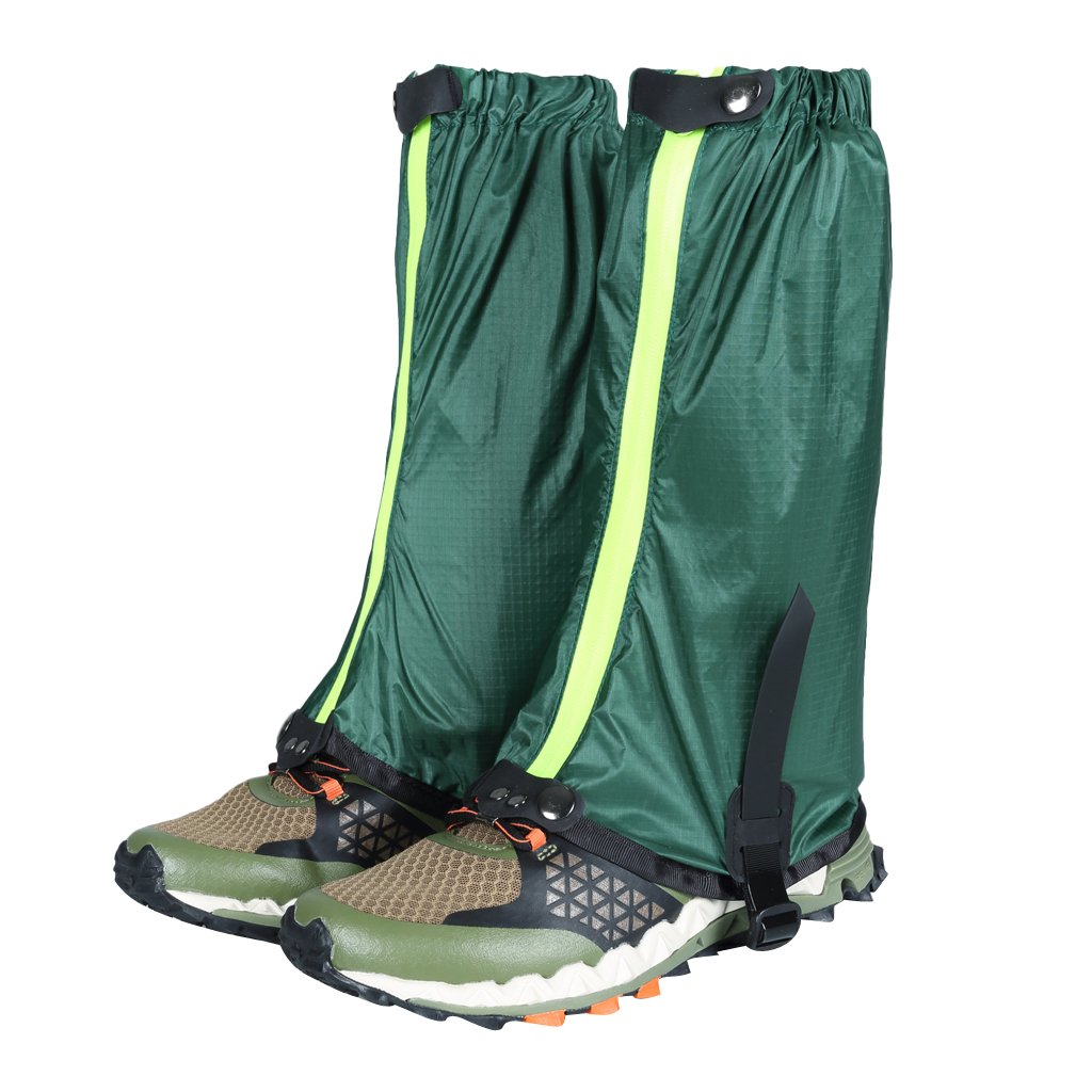 Wodoodporne legginsy do butów wspinaczkowych Trekking Gators Snow Gaiters Green