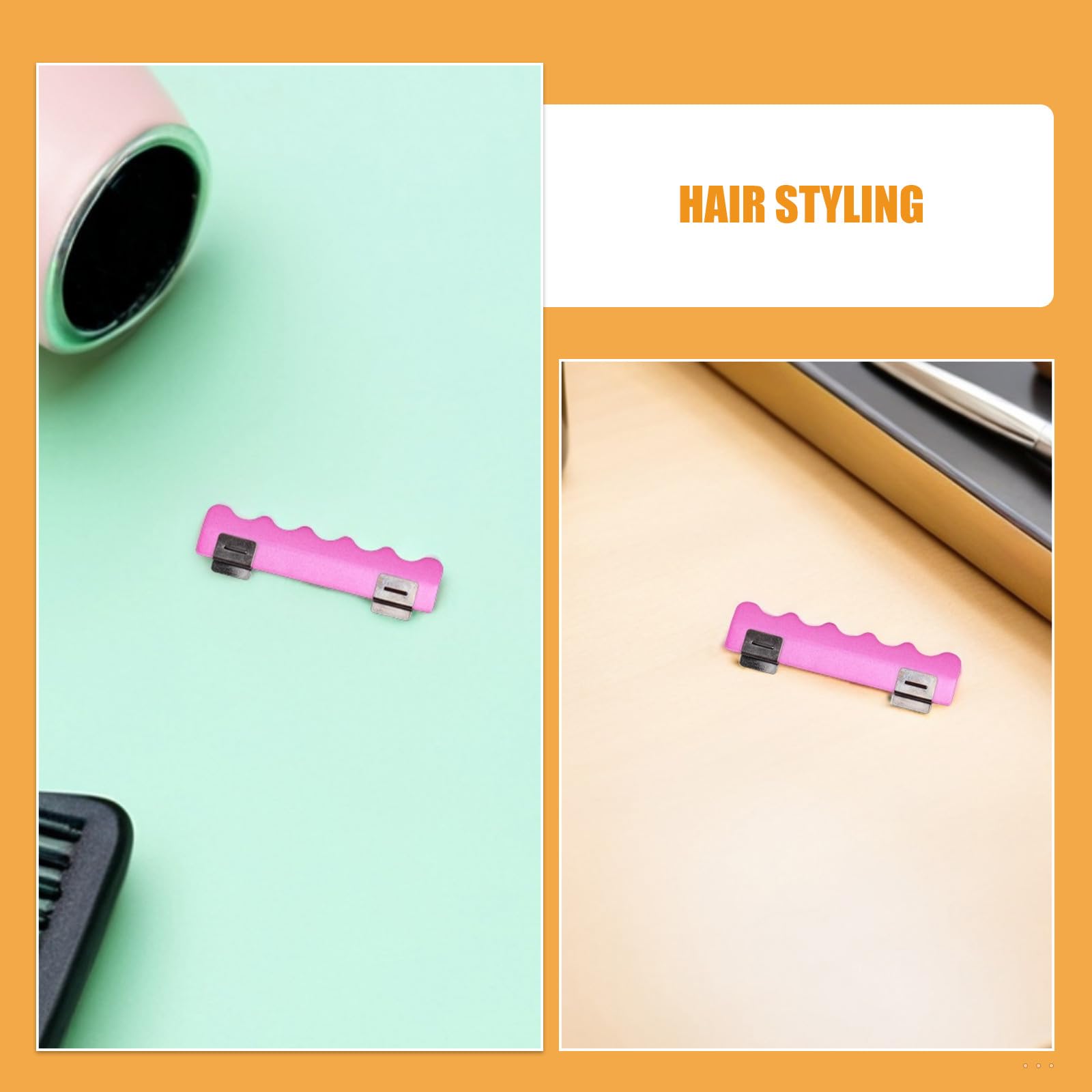 2 pezzi di concentratore per asciugacapelli: accessori per pettine concentratore per asciugacapelli - ugello per lo styling stretto con clip per uso in salone e a casa