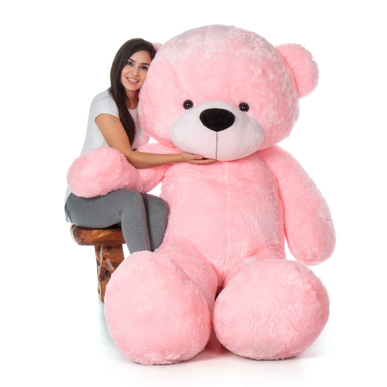 NP Toys Skin Friendly Ultra Soft Teddy Bear for Kids Lovable Huggable Perfect Present for Birthday, Babies, Children, Girls, Boy, Girlfriend (Pink, 2 Fee) (B09FTMPW8J) Amazon Price History, Amazon Price Tracker