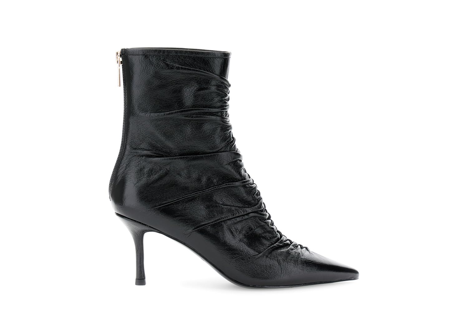 CAFèNOIR - Stiefeletten Aus Leder In Naplak-Optik Mit Reißverschluss Hinten, Für Frauen, Farbe