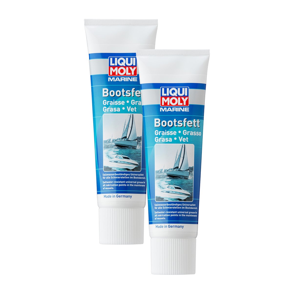 2x LIQUI MOLY 25041 Marine Bootsfett Wasserfest 250g